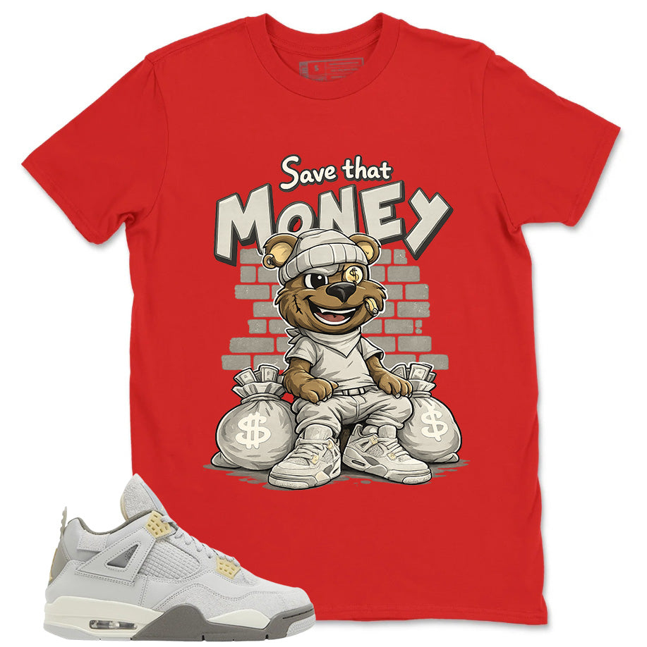 Grey Photon Dust 4s Zadago Shirt Save That Money Graphic