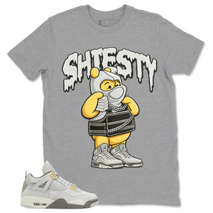 Grey Photon Dust 4s Zadago Shirt Shiesty Pooh Graphic