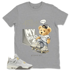 Grey Photon Dust 4s Zadago Shirt Skate Boy Graphic