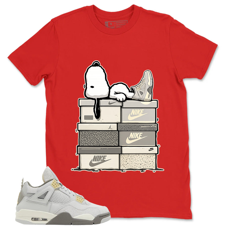 Grey Photon Dust 4s Zadago Shirt Snoopy Chillin' Graphic