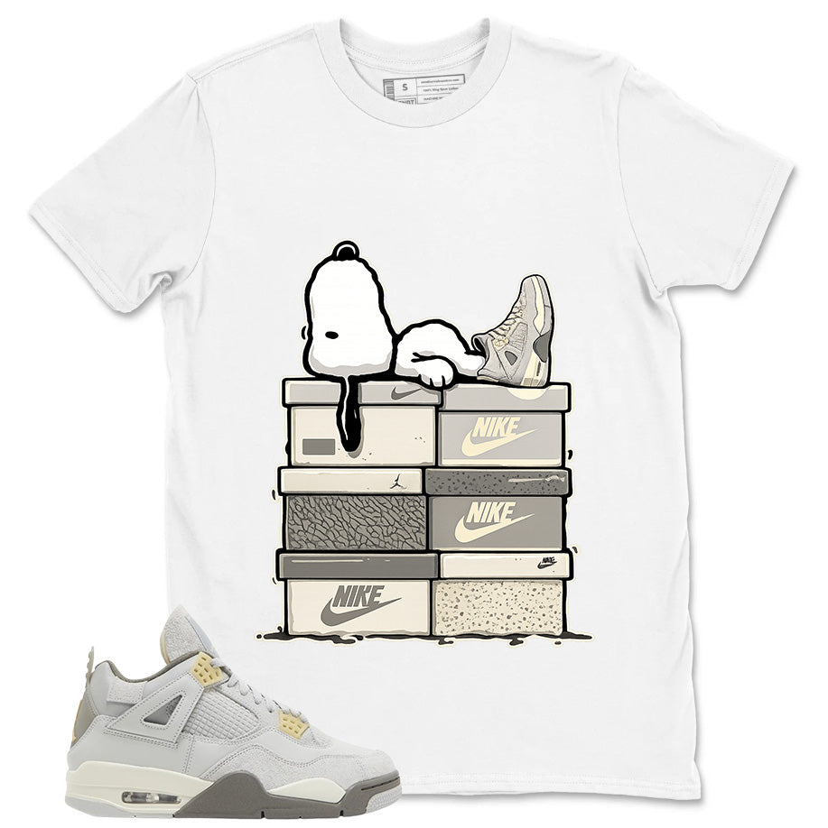 Grey Photon Dust 4s Zadago Shirt Snoopy Chillin' Graphic