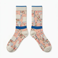 Guava Ice Socks – Union LA x Air Jordan 4 Retro Inspired Mid-Calf Unisex Crew Socks