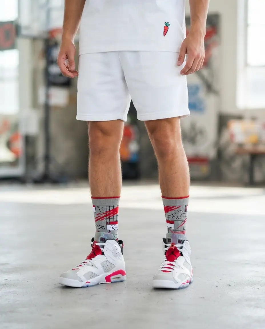 Hare Socks – Air Jordan 6 Retro Inspired Mid-Calf Unisex Crew Socks