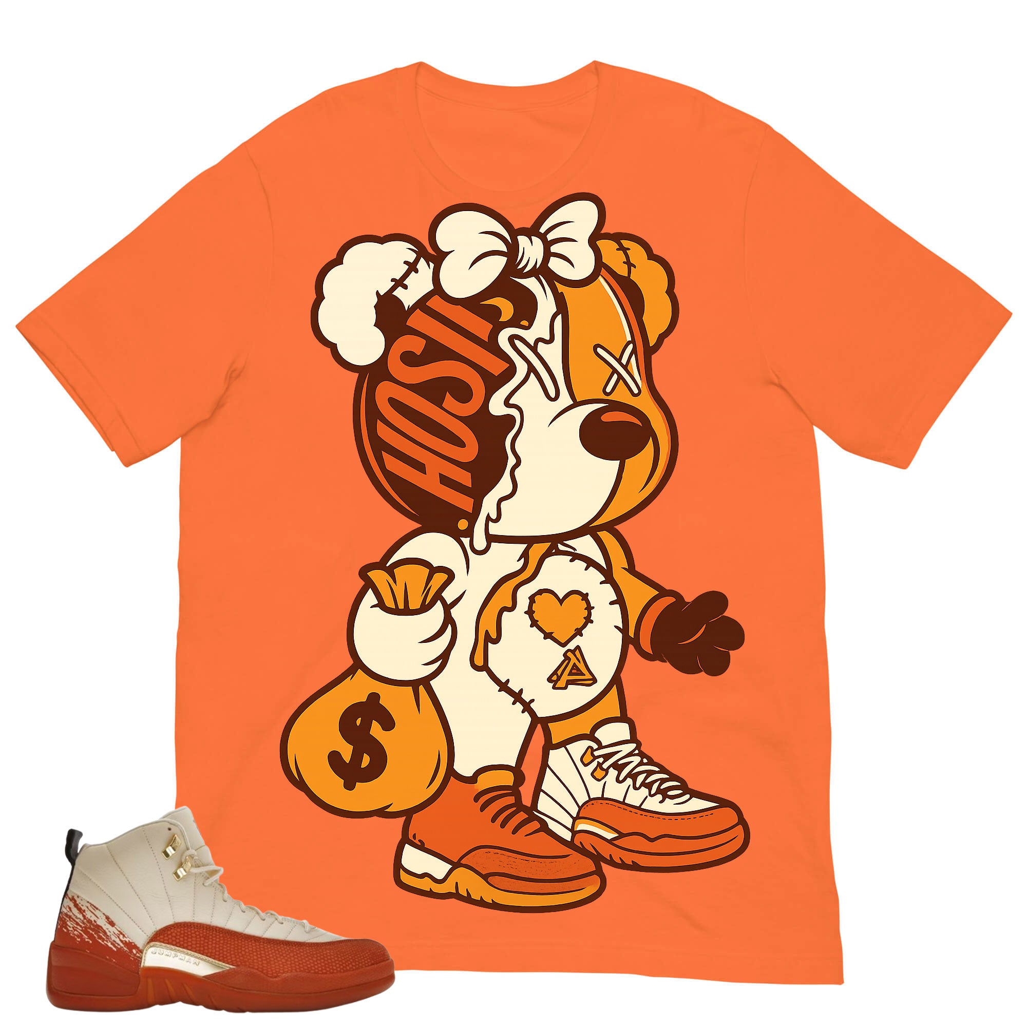 Hustle Bear Shirt - Matching Eastside Golf x Air Jordan 12 'Out the Mud'