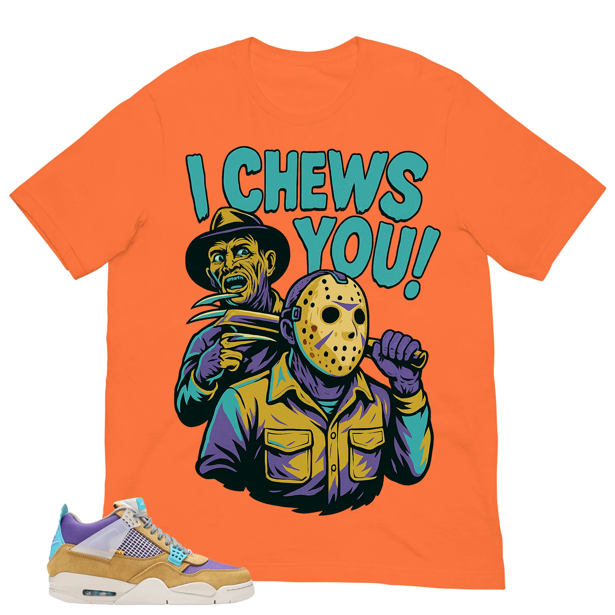 I Chews You Shirt - Match Union LA x Air Jordan 4 Desert Moss