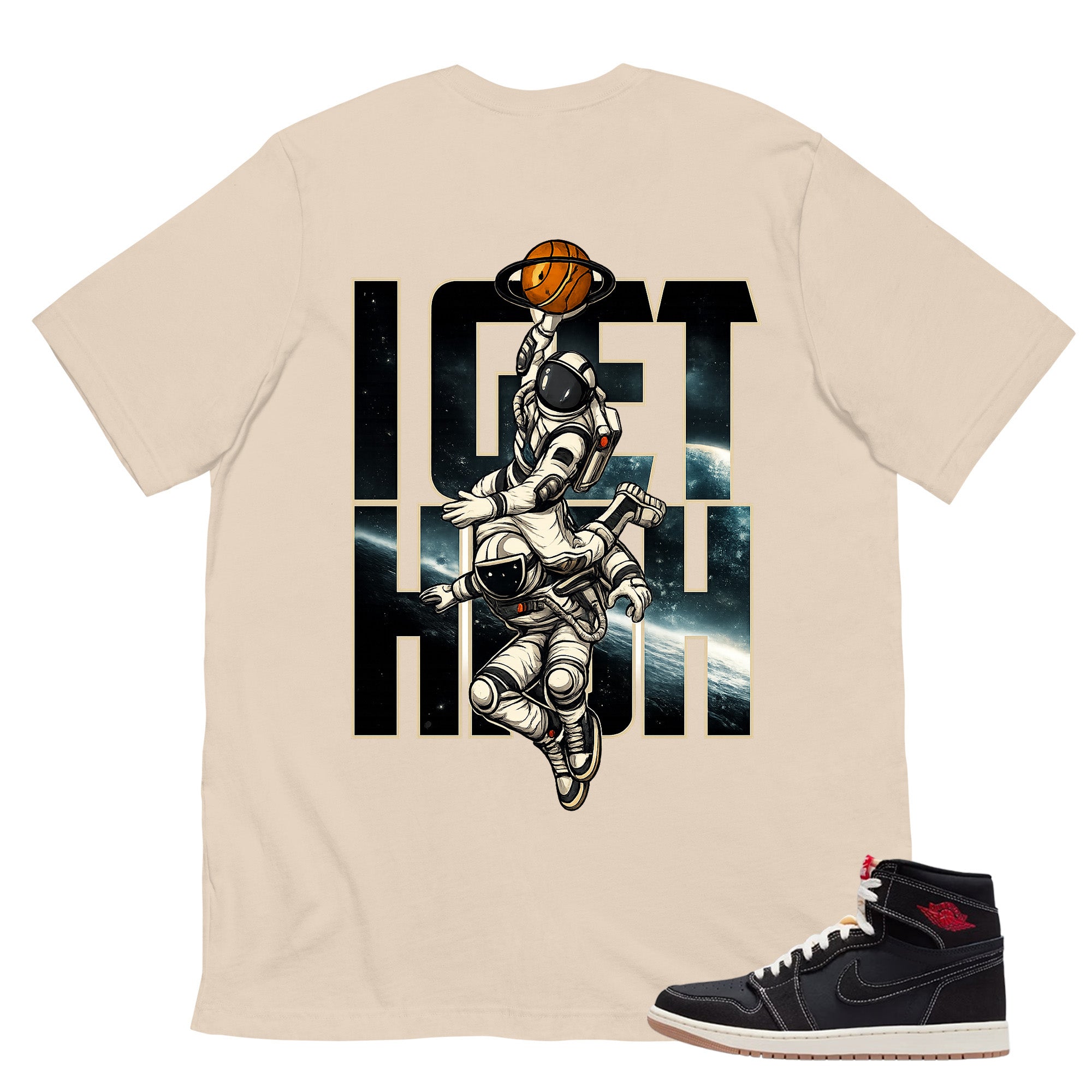 I Get High Shirt - Match Air Jordan 1 Flight Club