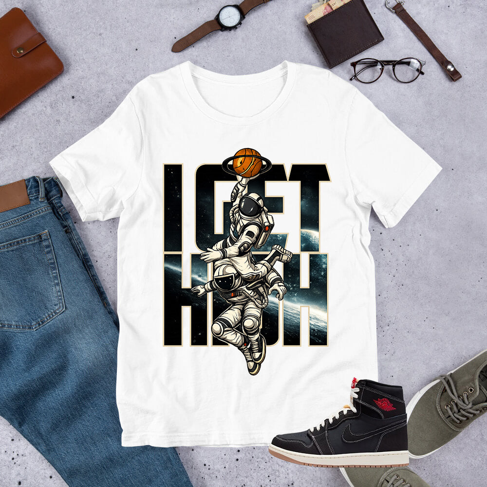 I Get High Shirt - Match Air Jordan 1 Flight Club