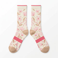 Iced Carmine Sneaker Match Socks – Retro 4 Inspired Mid-Calf Crew Socks