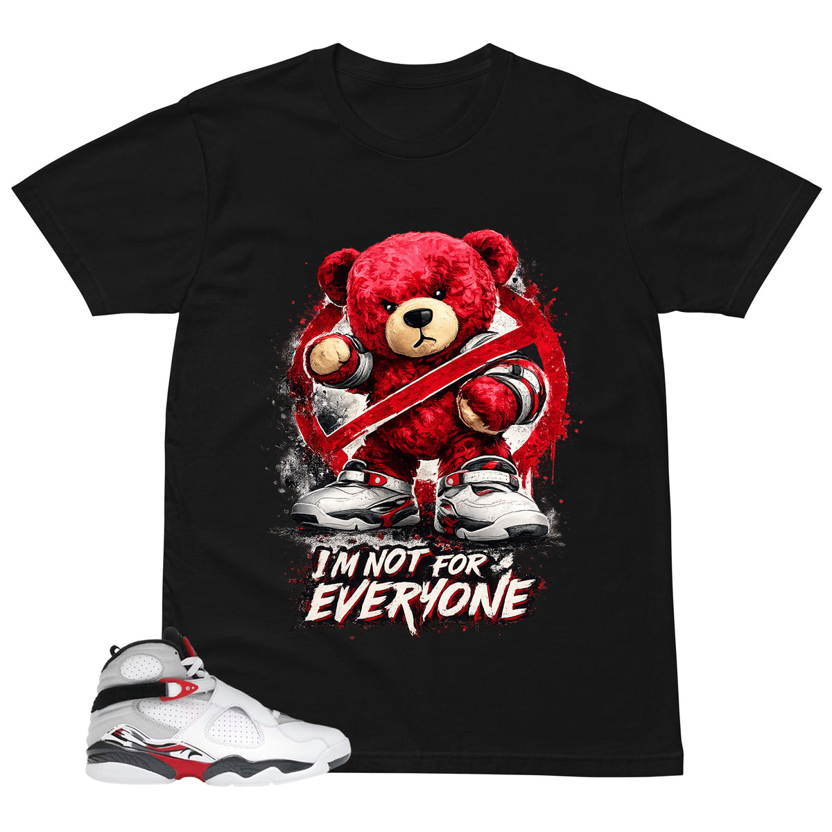 Graphic Tee to Matching 8s Bugs Bunny I'm Not For Everyone Shirt