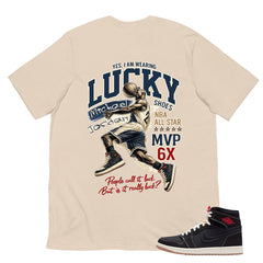 I'm Wearing Lucky Shoes MJ Shirt - Match Air Jordan 1 Flight Club