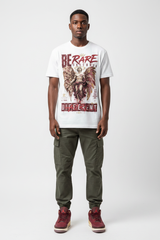 Mockup - male model wearing graphic tee