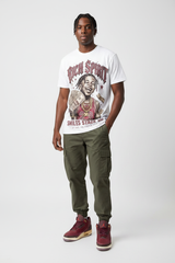 Rich Spirit Graphic Tee mockup - male model streetwear editorial