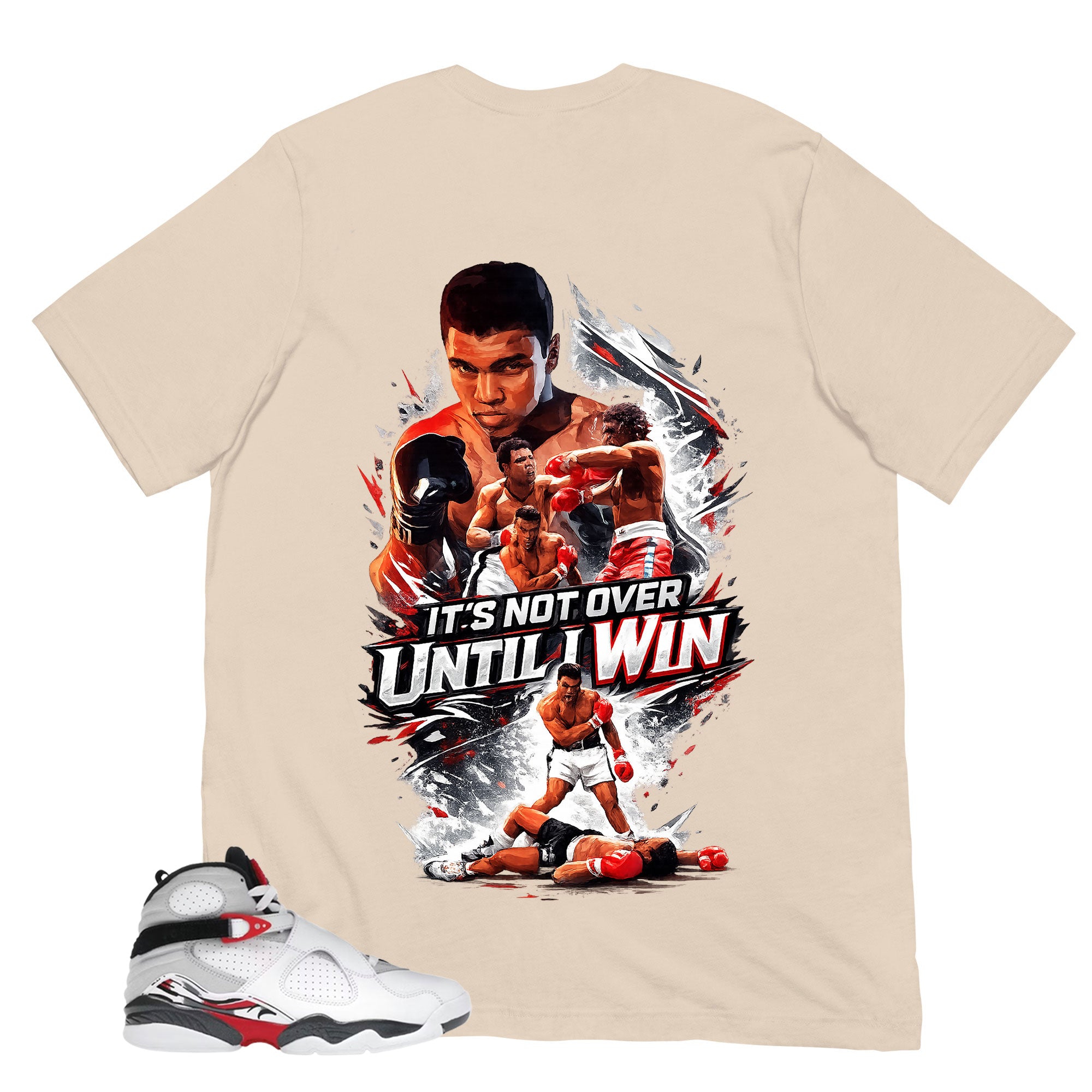 Graphic Tee to Matching Bugs Bunny 8s It's Not Over Until I Win Shirt