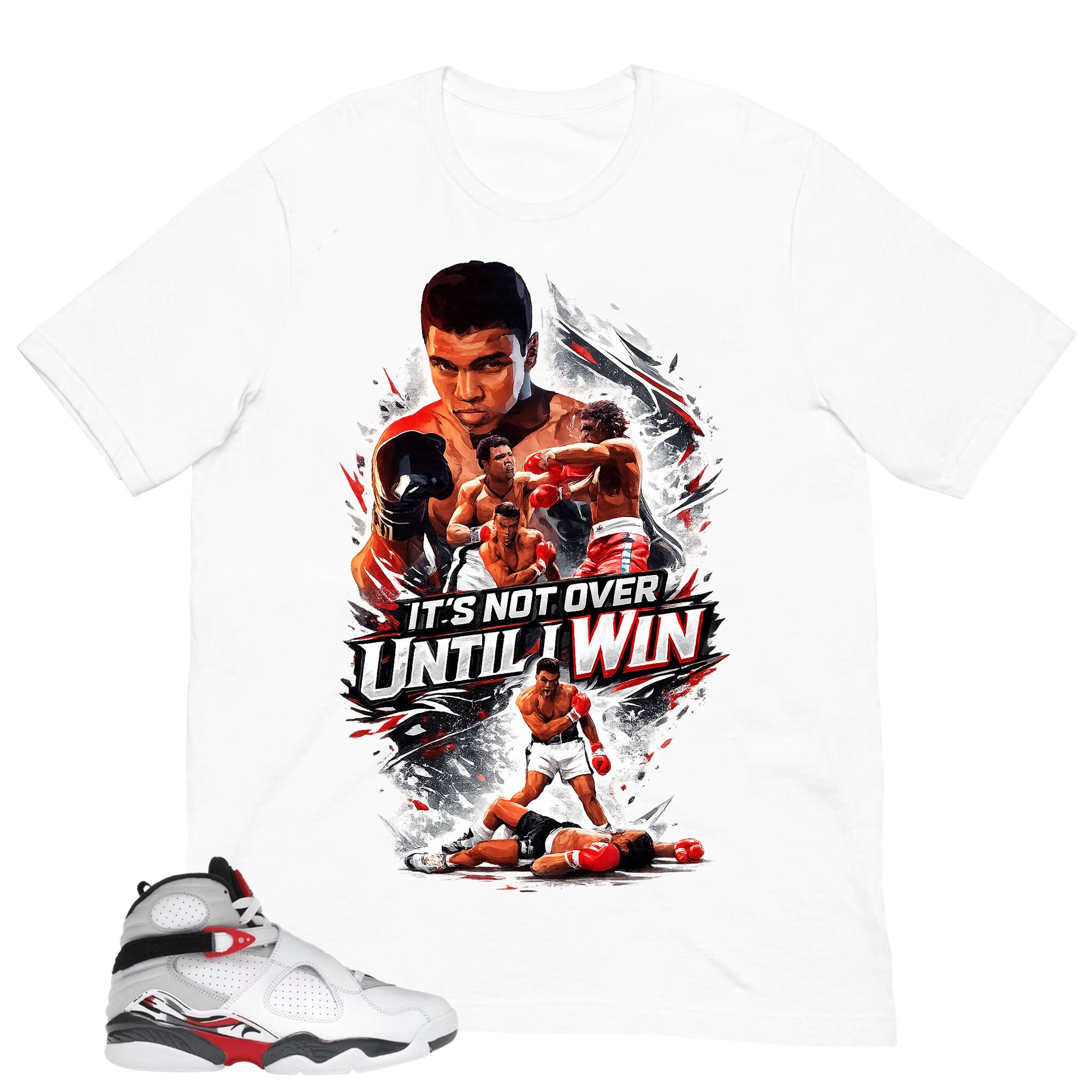 Graphic Tee to Matching Bugs Bunny 8s It's Not Over Until I Win Shirt