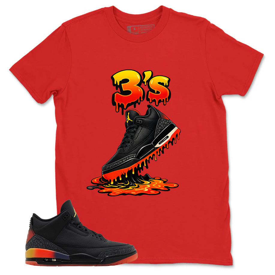 J. Balvin Rio 3s Zadago Shirt 3's Dripping Graphic