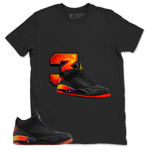 J. Balvin Rio 3s Zadago Shirt 3s Sneaker Graphic