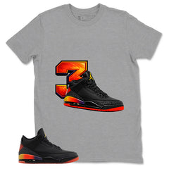 J. Balvin Rio 3s Zadago Shirt 3s Sneaker Graphic