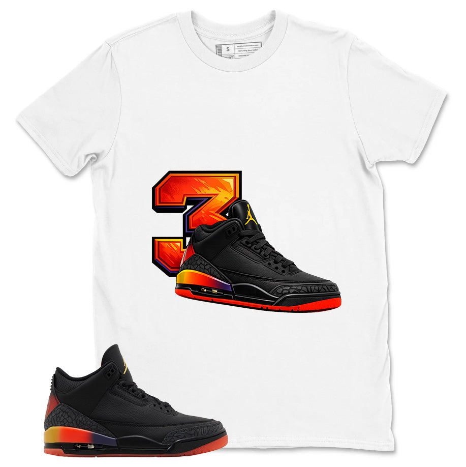 J. Balvin Rio 3s Zadago Shirt 3s Sneaker Graphic