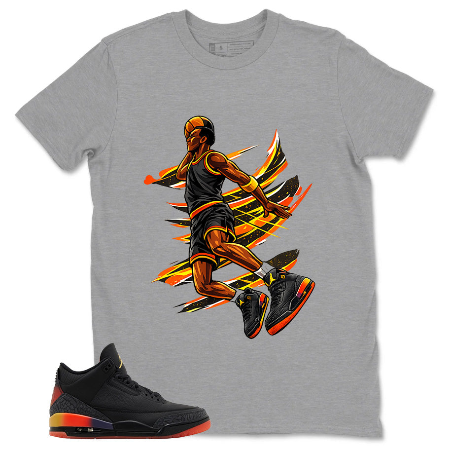 J. Balvin Rio 3s Zadago Shirt Air Ball Graphic