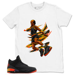 J. Balvin Rio 3s Zadago Shirt Air Ball Graphic