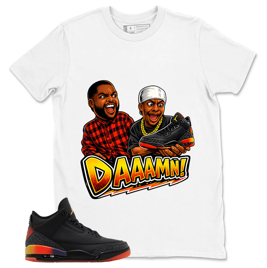 J. Balvin Rio 3s Zadago Shirt Daaamn Sneaker Graphic