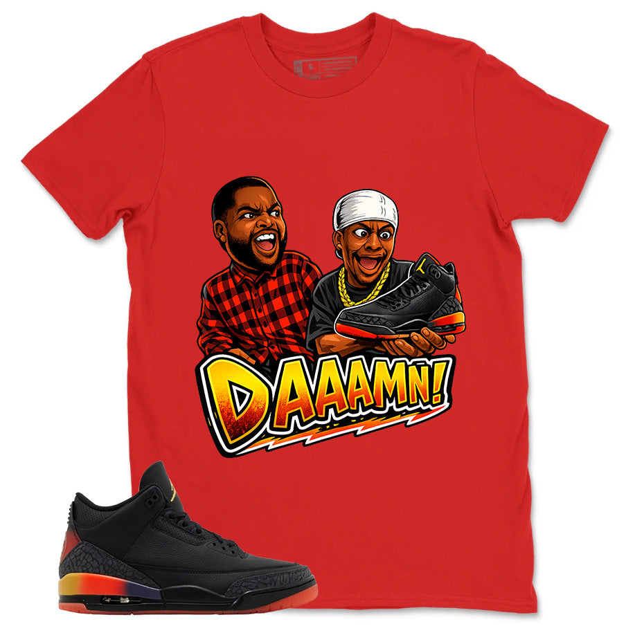 J. Balvin Rio 3s Zadago Shirt Daaamn Sneaker Graphic