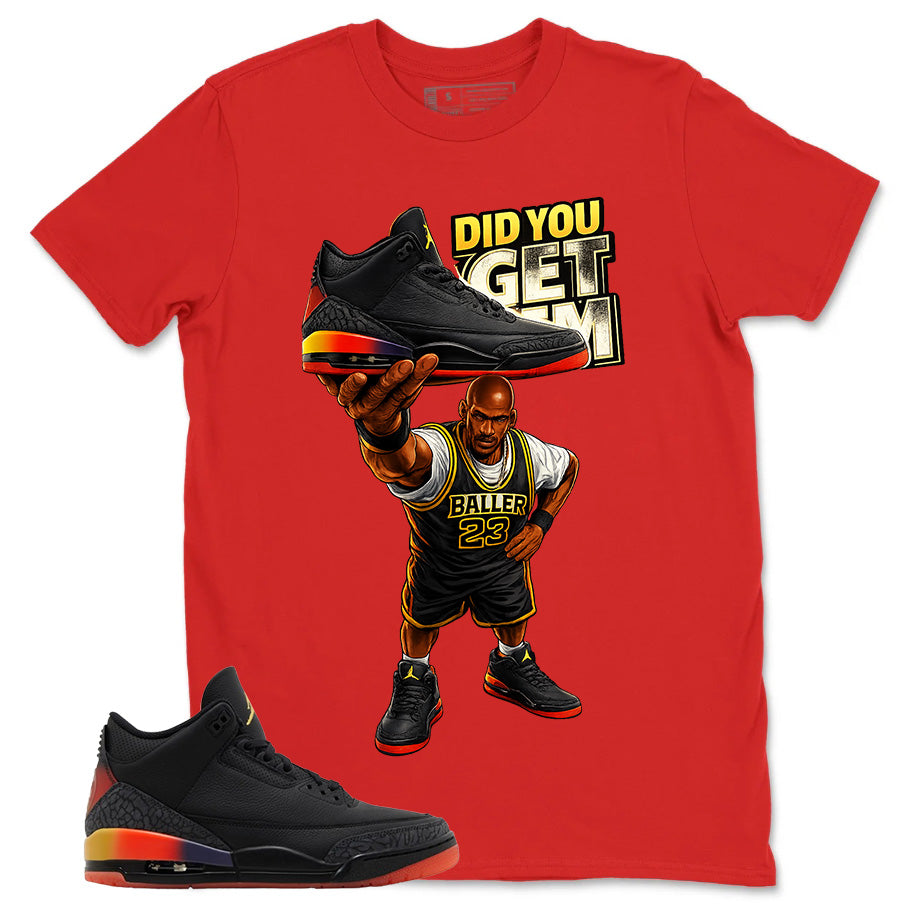 J. Balvin Rio 3s Zadago Shirt Did You Get Em Graphic