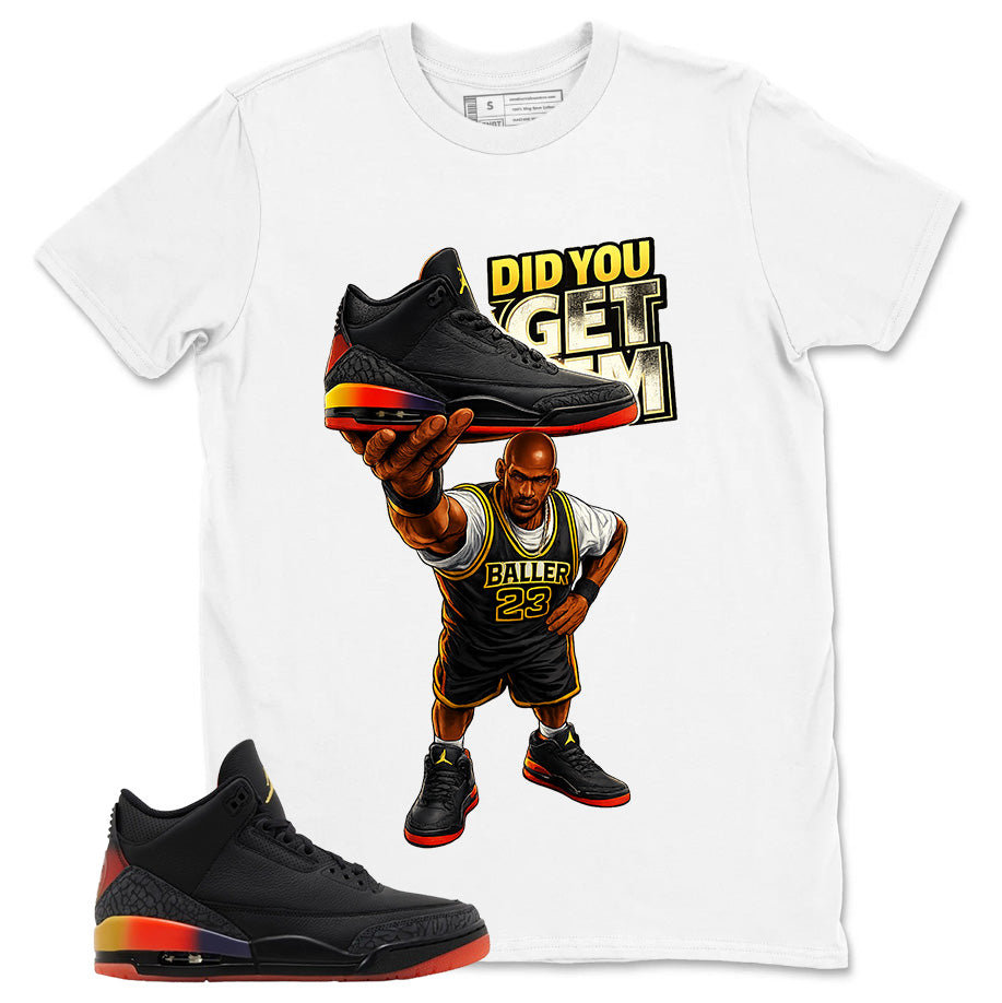 J. Balvin Rio 3s Zadago Shirt Did You Get Em Graphic