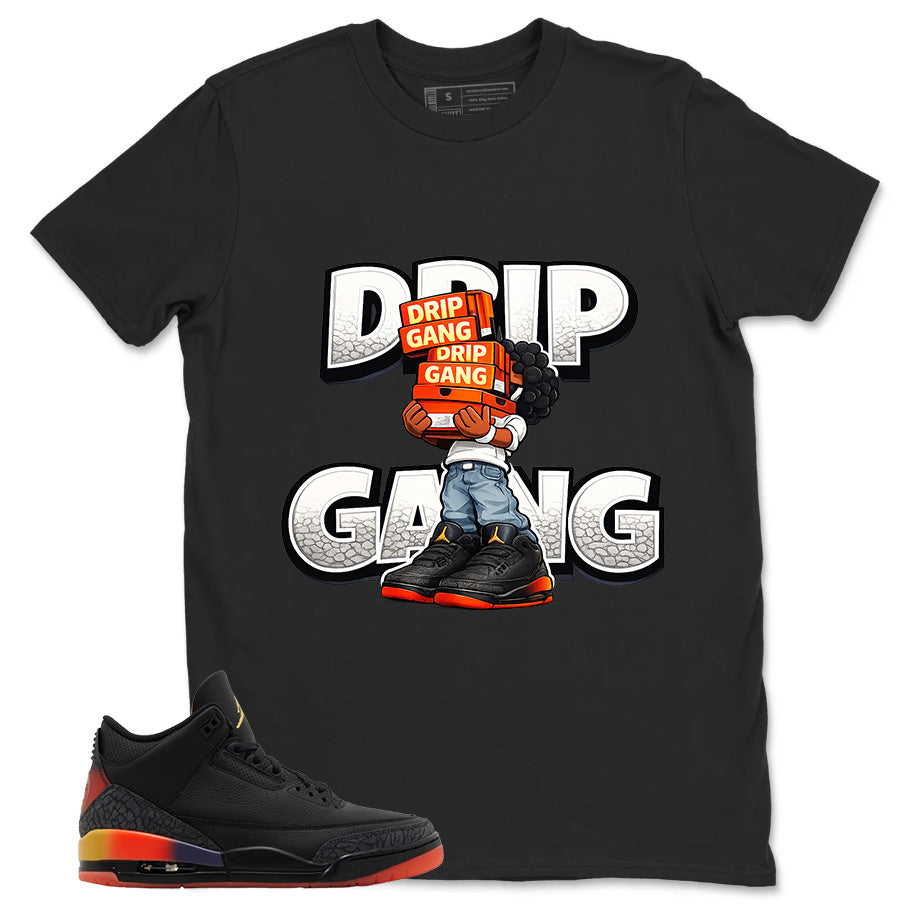 J. Balvin Rio 3s Zadago Shirt Drip Gang Graphic