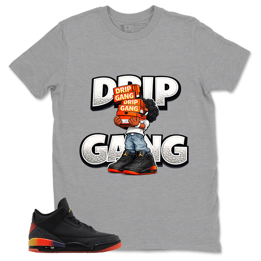J. Balvin Rio 3s Zadago Shirt Drip Gang Graphic