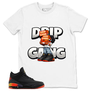 J. Balvin Rio 3s Zadago Shirt Drip Gang Graphic