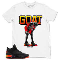 J. Balvin Rio 3s Zadago Shirt Goat Rare Air Graphic