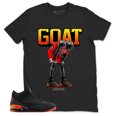 J. Balvin Rio 3s Zadago Shirt Goat Rare Air Graphic
