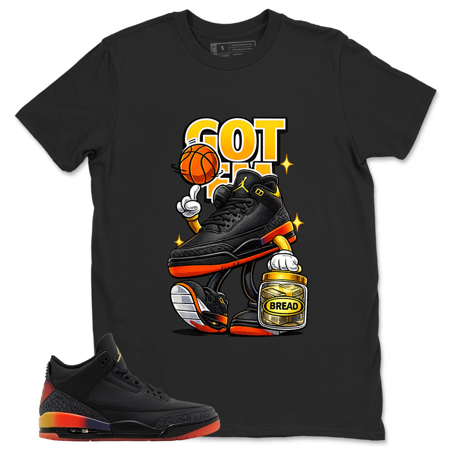 J. Balvin Rio 3s Zadago Shirt Got Em Bread Graphic