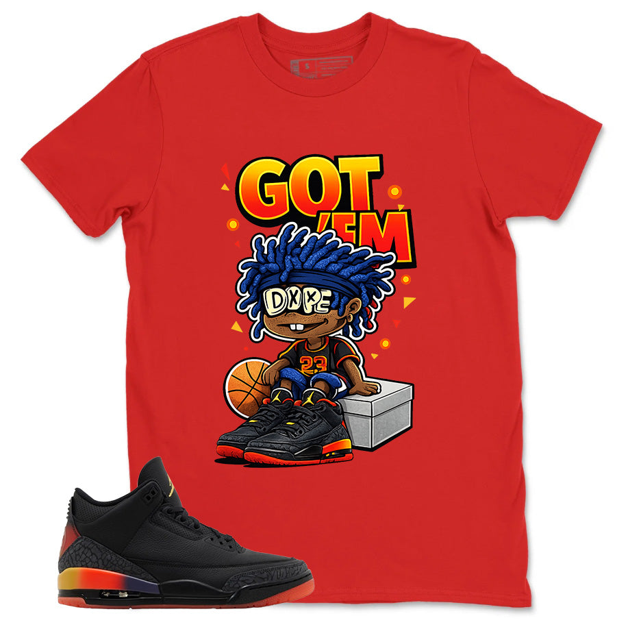J. Balvin Rio 3s Zadago Shirt Got Em Dope Graphic
