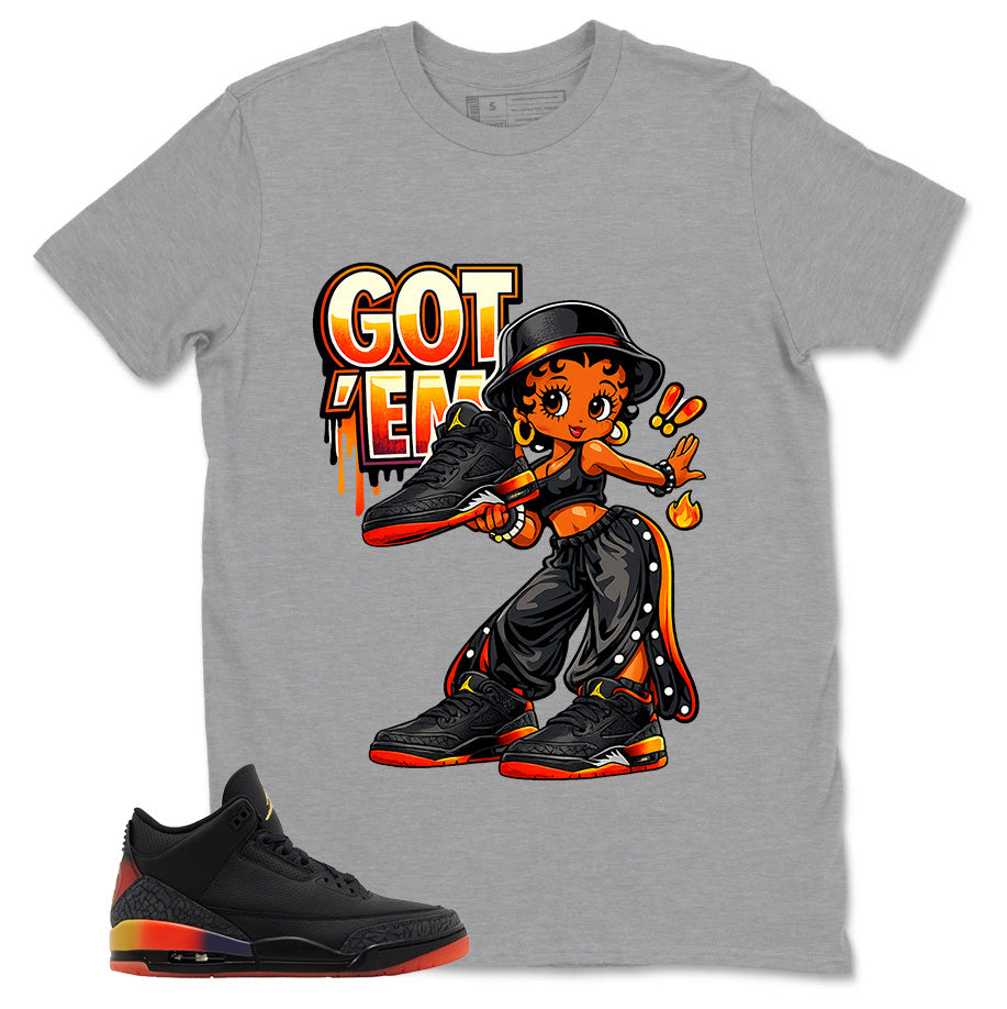 J. Balvin Rio 3s Zadago Shirt Got Em Lady Graphic