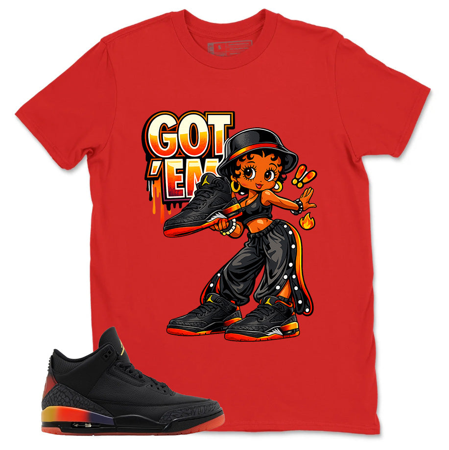 J. Balvin Rio 3s Zadago Shirt Got Em Lady Graphic