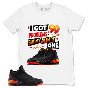 J. Balvin Rio 3s Zadago Shirt I Got 99 Problems Graphic
