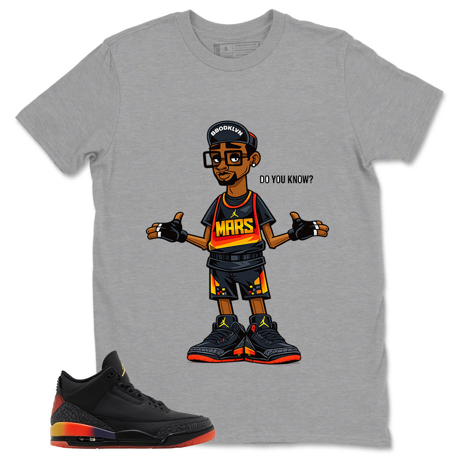 J. Balvin Rio 3s Zadago Shirt Mars Blackmon Do You Know Graphic