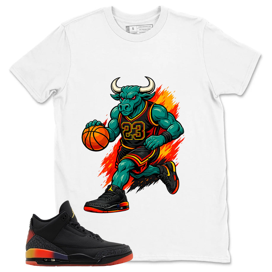 J. Balvin Rio 3s Zadago Shirt Raging Bull Graphic