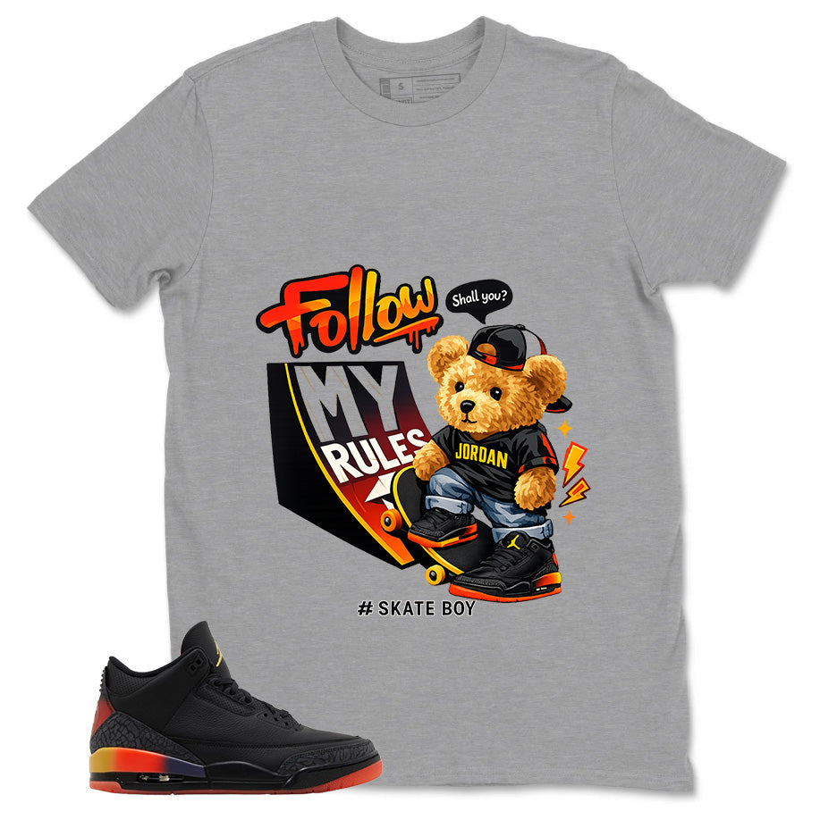 J. Balvin Rio 3s Zadago Shirt Skate Boy Graphic