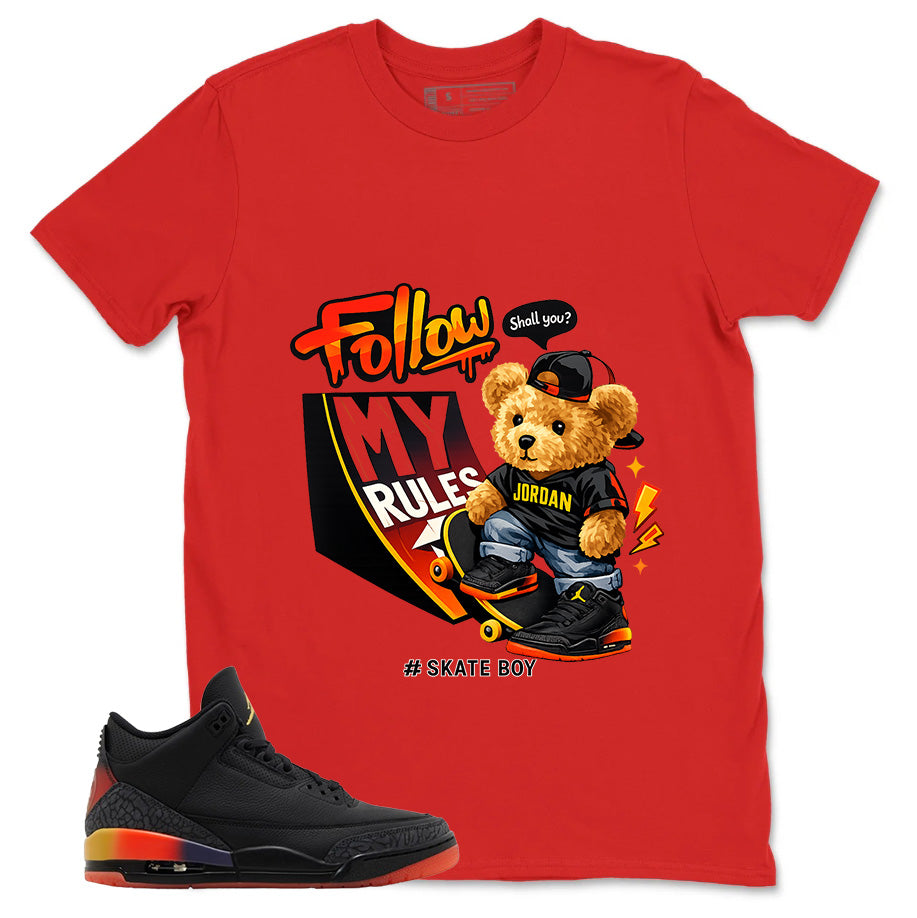 J. Balvin Rio 3s Zadago Shirt Skate Boy Graphic