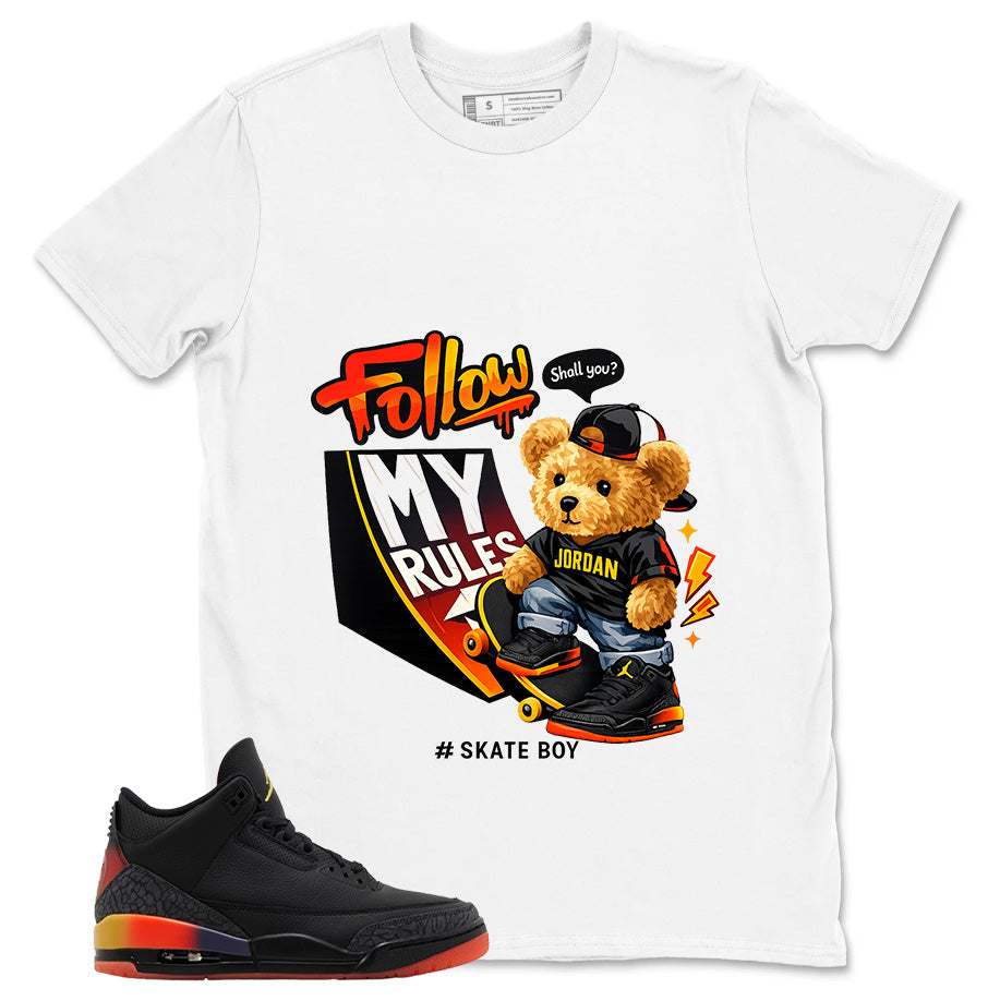 J. Balvin Rio 3s Zadago Shirt Skate Boy Graphic