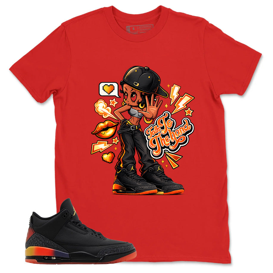 J. Balvin Rio 3s Zadago Shirt Talk To The Hand Graphic
