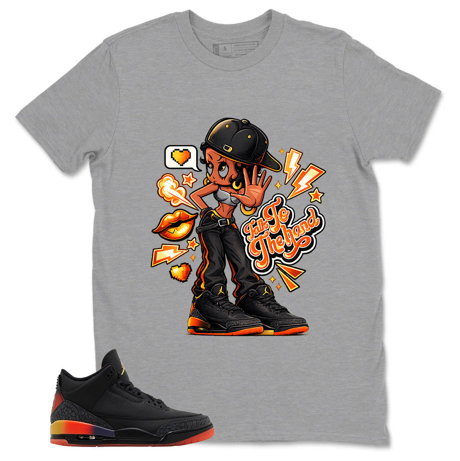 J. Balvin Rio 3s Zadago Shirt Talk To The Hand Graphic