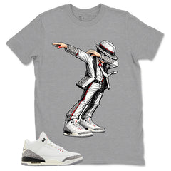 Jackson Dance Shirt - Match Jordan 3 White Cement Reimagined