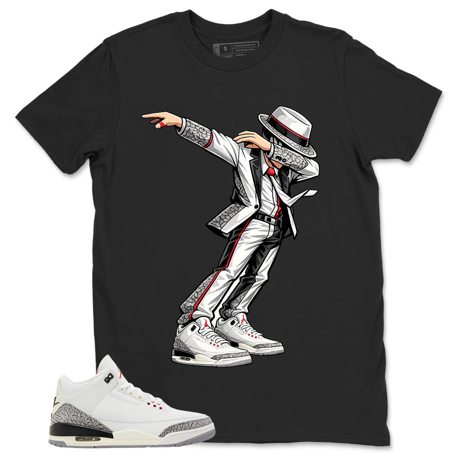 Jackson Dance Shirt - Match Jordan 3 White Cement Reimagined