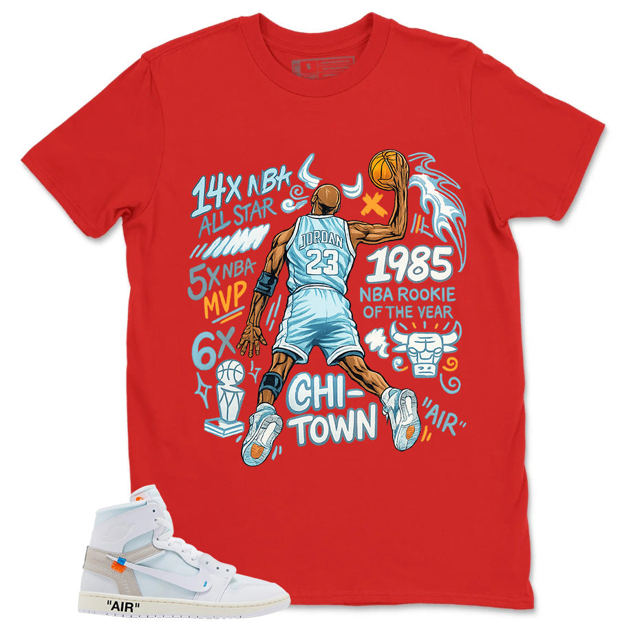 Jordan 23 All Star MVP Shirt - Match Virgil Abloh x Air Jordan 1 Alaska