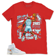 Jordan 23 All Star MVP Shirt - Match Virgil Abloh x Air Jordan 1 Alaska