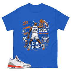 Jordan 23 All Star Shirt - Match Blue Air Jordan 3 Knicks